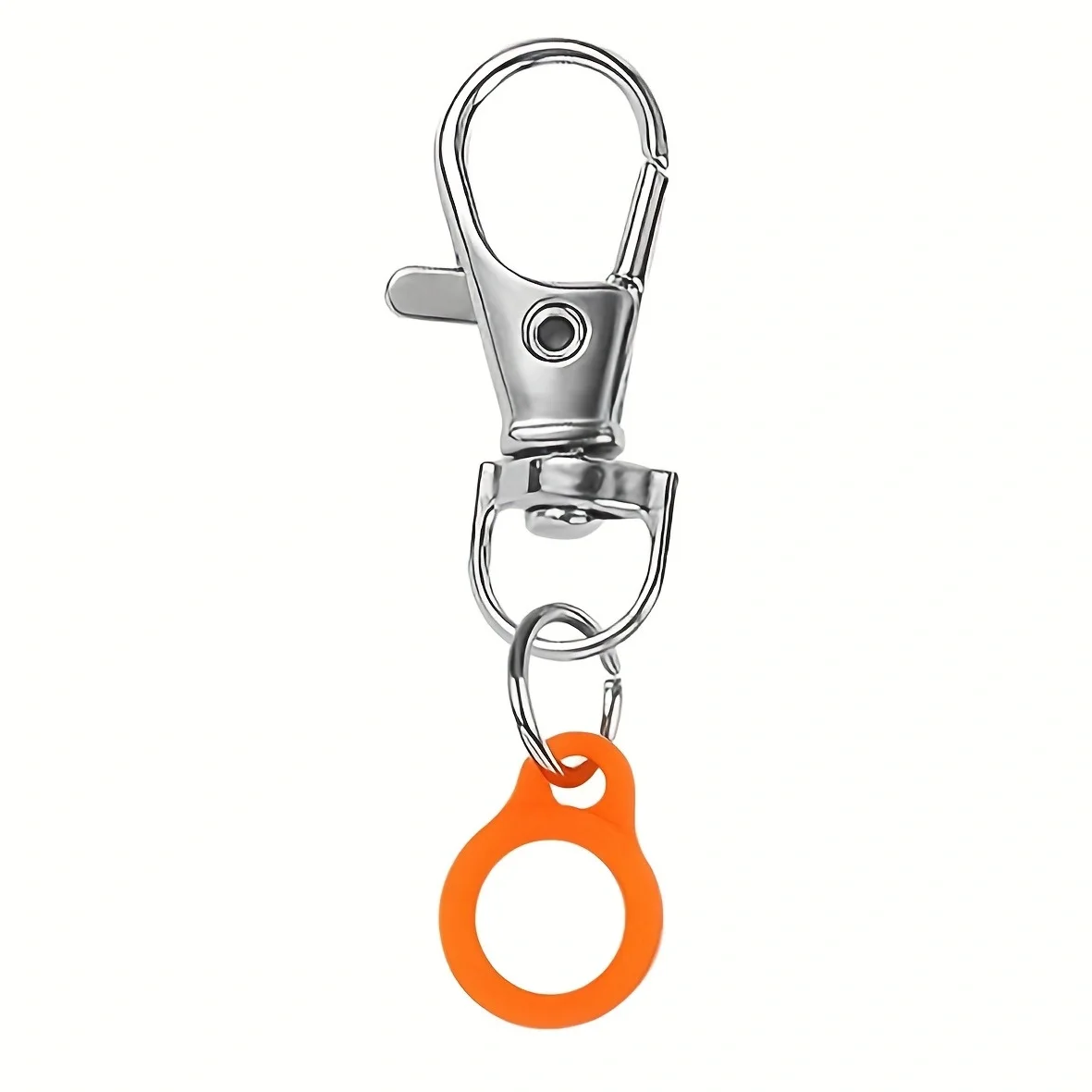 

Lobster Clasp Keychain Stylish Silicone Pen Clip Keychain Badge Reel Attachments Practical Pen Holder Keychain For Office