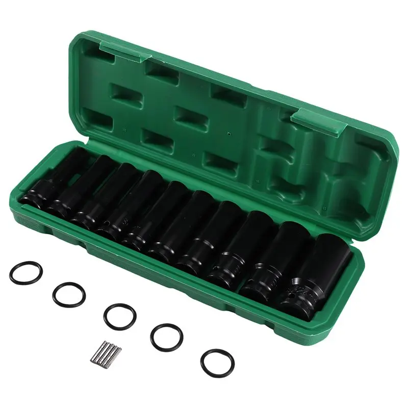 AAAN-Auto Repair Tool Set Dafei Socket Set Wrench Electrically Extended Hexagonal Socket Garage Auto Repair Combination Head Soc