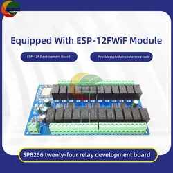 ESP8266 modulo relè a 24 canali WIFI24 scheda di sviluppo ESP-12F modulo relè 5V 12V 24V scheda di sviluppo ESP-12F