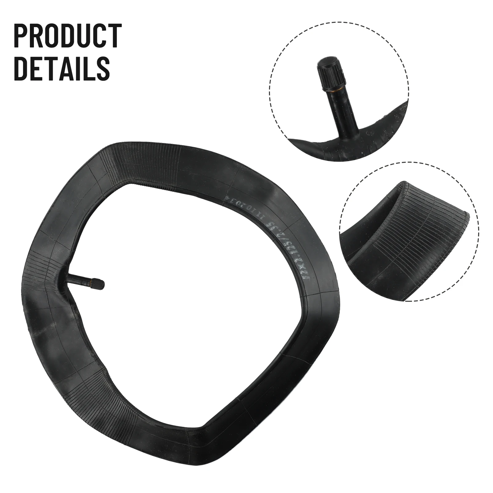Tire Inner Tube 12 Inch For E Bike Scooter Straight bent Mouth Ebike Accessories Scooter Parts Tube Inner Tube