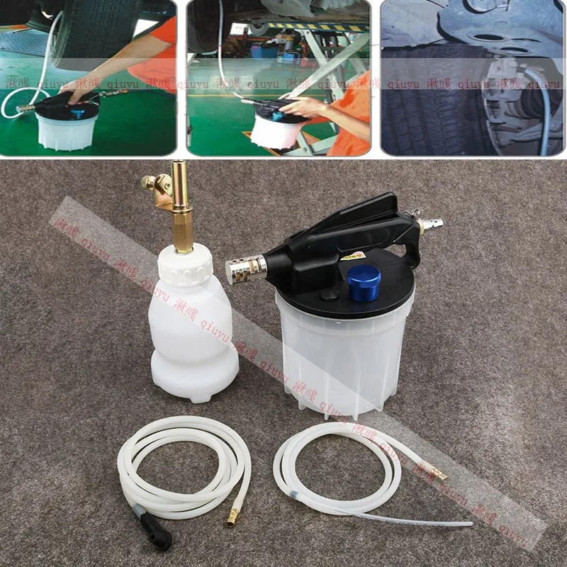 

Пневматический экстрактор тормозной жидкости и автоматическая заправленная бутылка, 2 л, экстрактор тормозного масла и жидкости, набор инструментов для пневматического прокачки тормозов