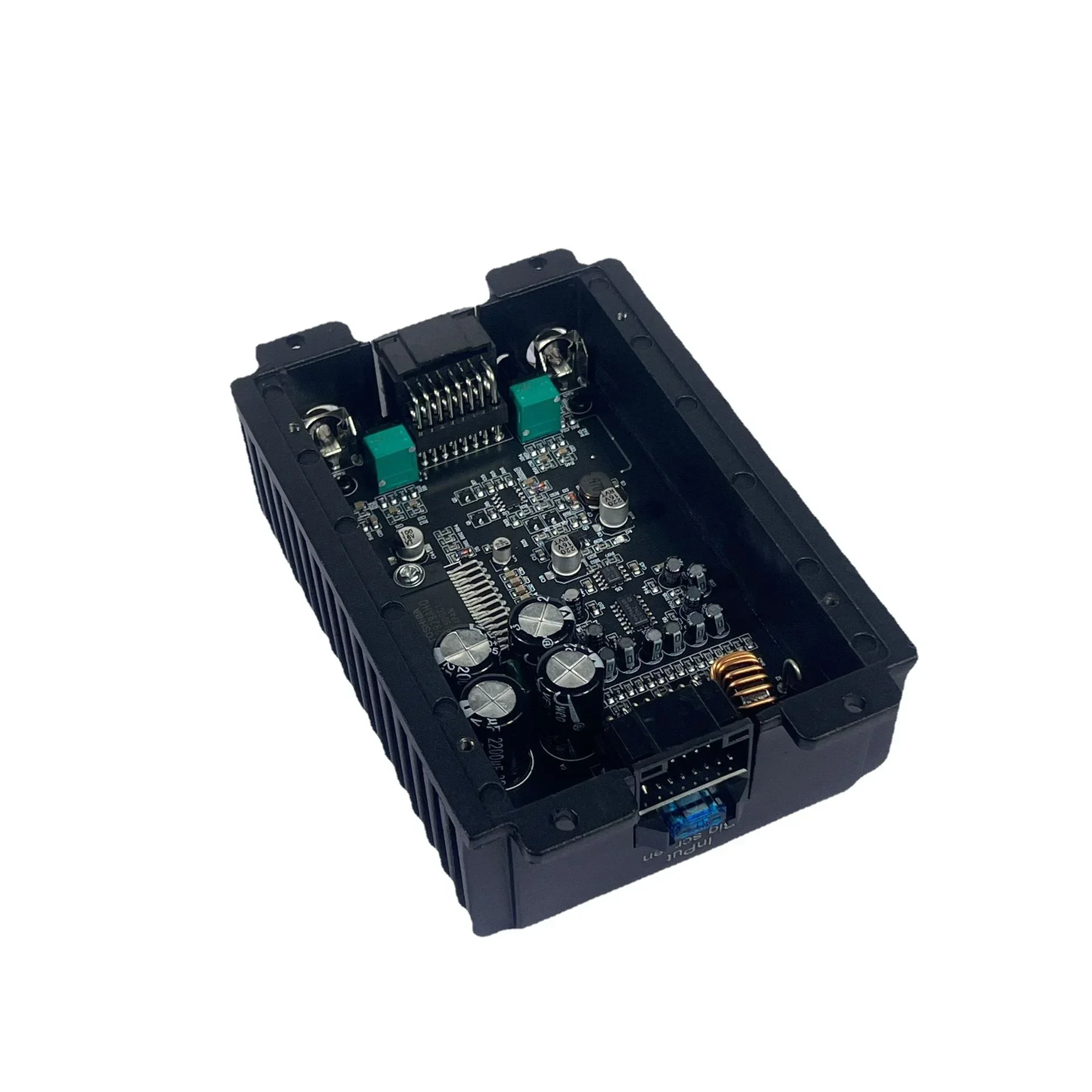 Durable Modification of car audio plug-and-play lossless DSP power amplifier for 4-way large screen machine