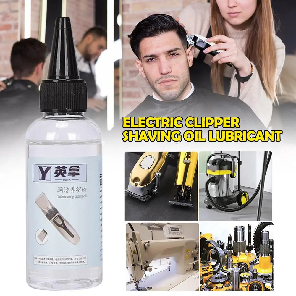 Minyak pencukur elektrik 100ml, minyak pelumas rambut, pemangkas jahit berkarat, minyak pencegah Salon T5W3