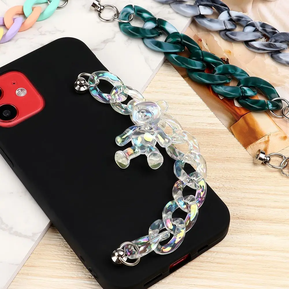 Cute Phone Case Decoration Mobile Phone Straps Mobile Lanyard Phone Pendant Anti Lost Wrist Chain