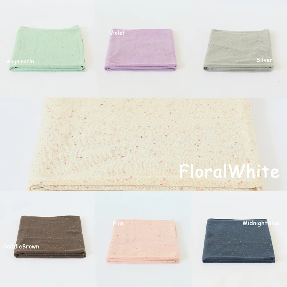 

Newborn Photography Backdrop Soft Stretchy Knit Background Blanket Speckled Baby Photo Prop for Newborn Photoshoot Accessory