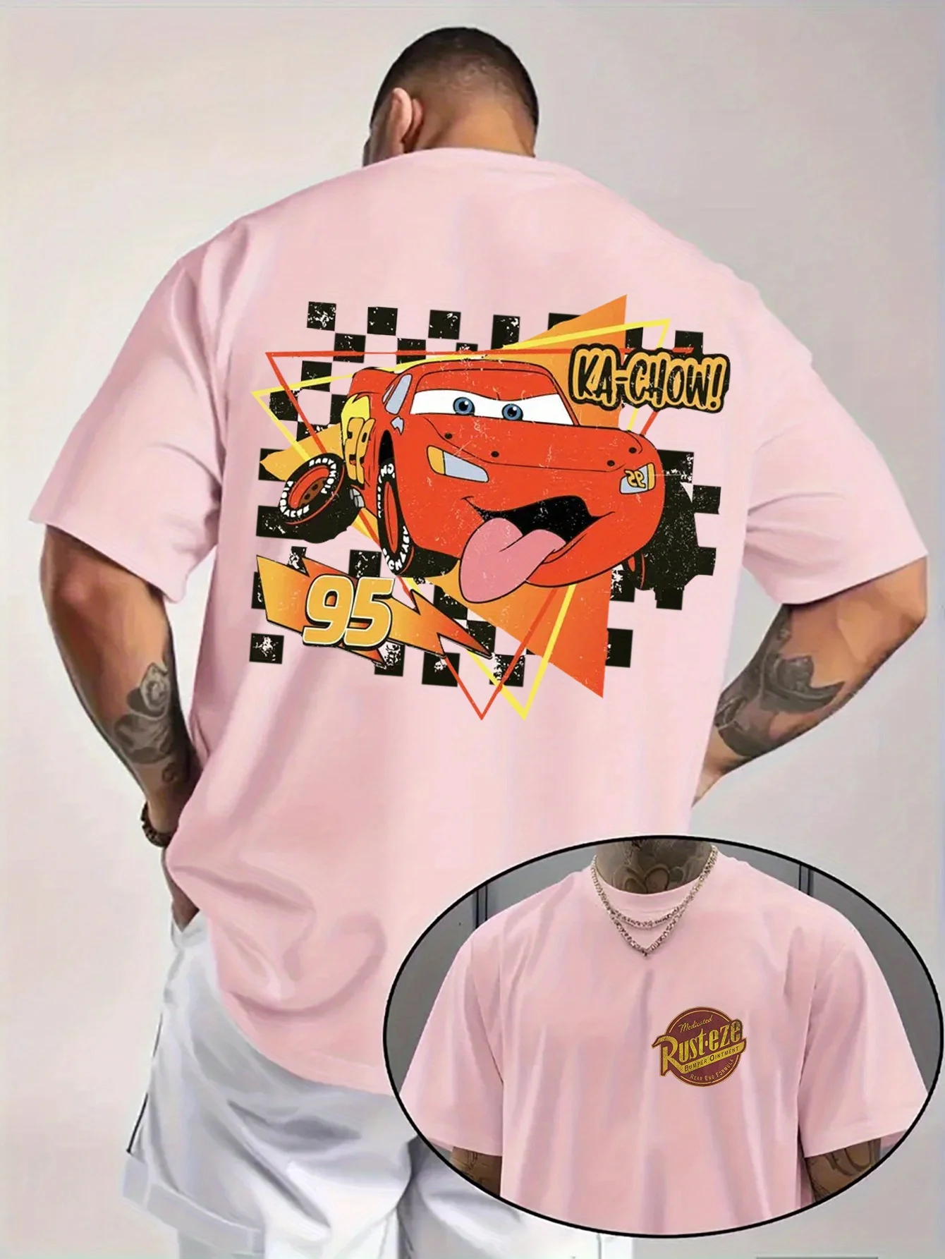 ديزني غرزة الكرتون التعاون قصيرة الأكمام تي شيرت رجالي الصيف 2D نصف كم غرزة الوالدين والطفل الزي