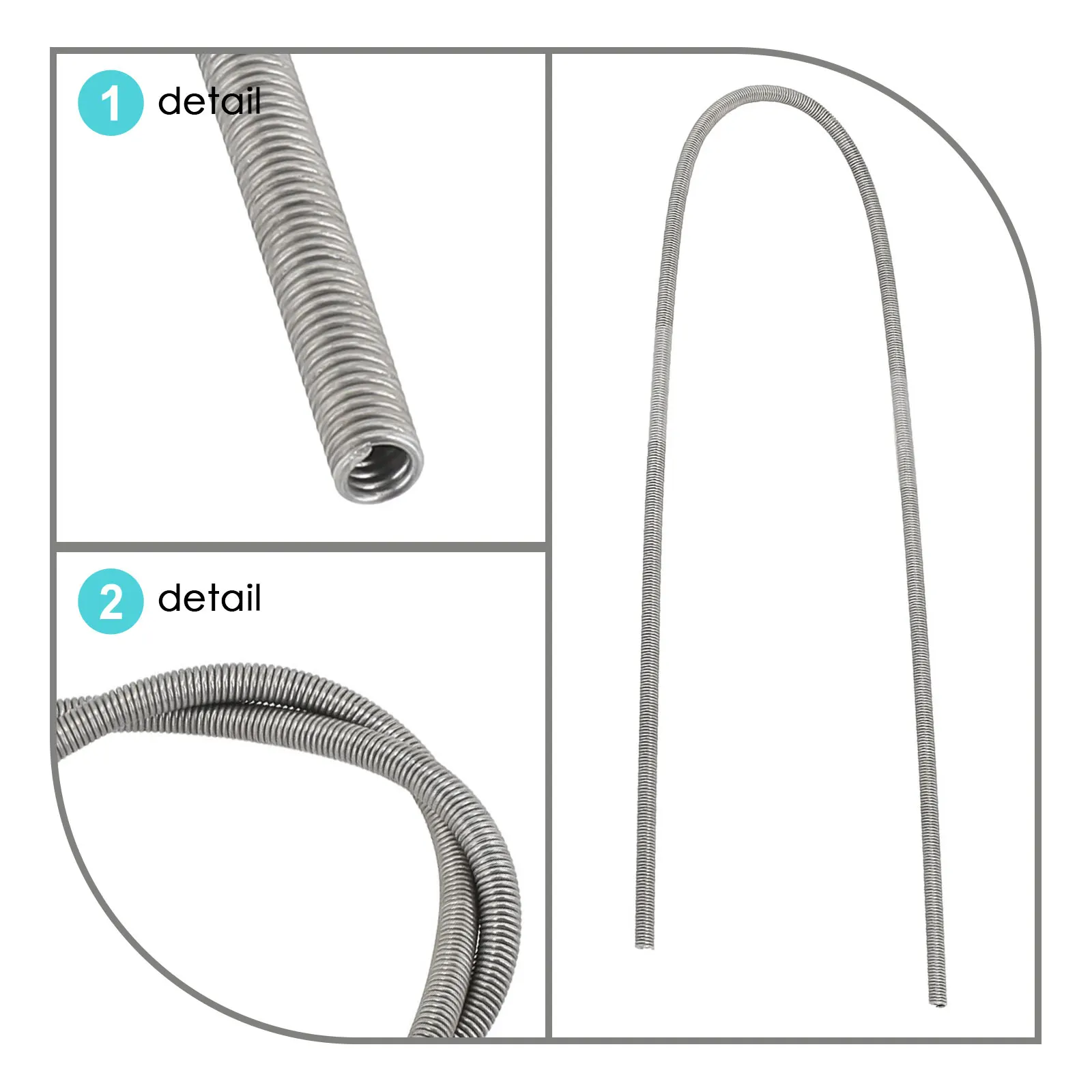 Fil chauffant pour four, 220V, 300/500/600/800/1000/1200/1500/2000/2500/3000/4000/5000W, 152 Végét, Max 600C Alchrome, 1 pièce