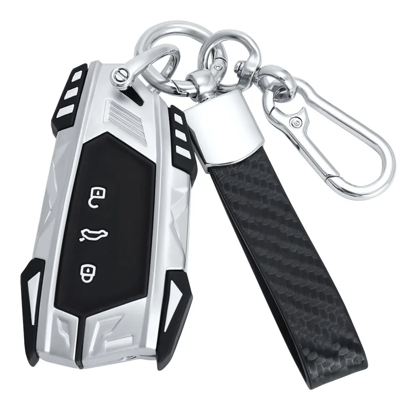 

Car Key Case Cover For VW Volkswagen Golf 8 MK8 ID.3 ID.4 For Skoda Octavia A8 Seat Leon MK4 Cupra Formentor Tarraco Accessories