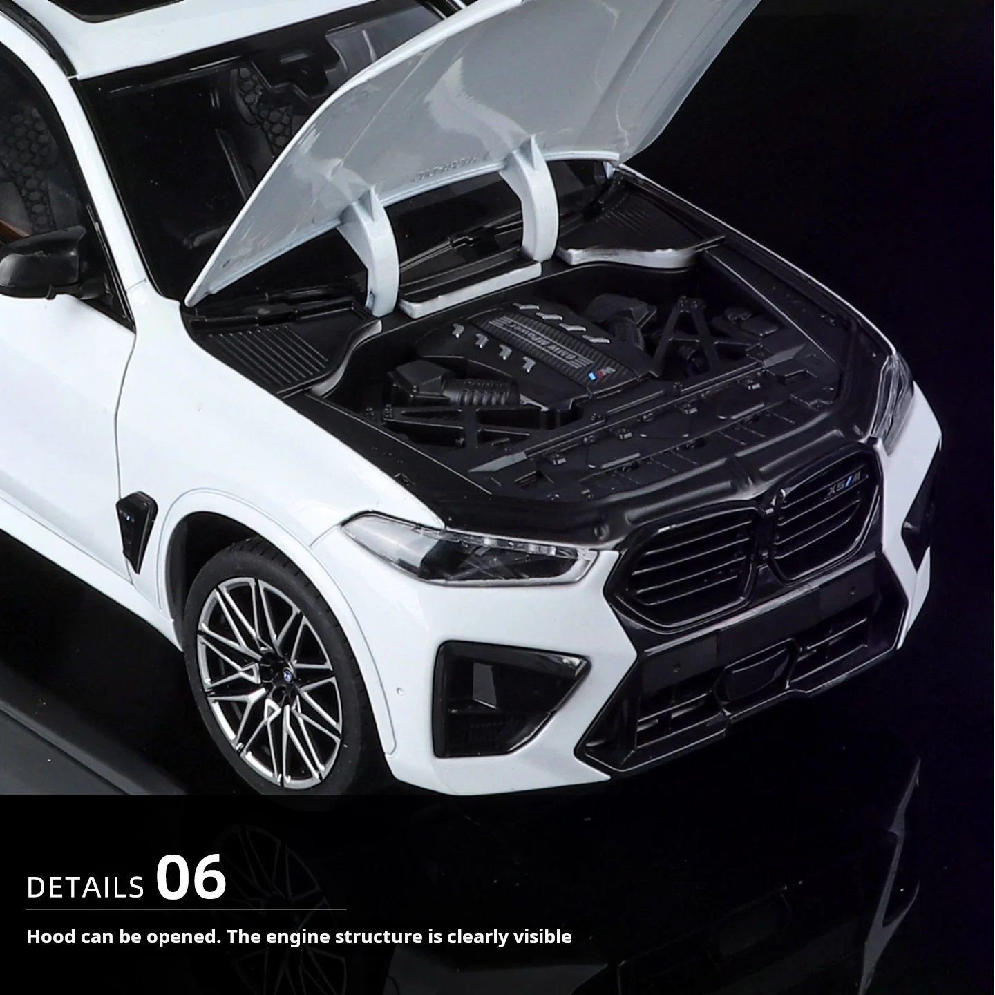 Official authorized 1:18 BMW X5M oversized SUV off-road vehicle Premium Model Toy car  Pull back toy car boys Gift collectibles