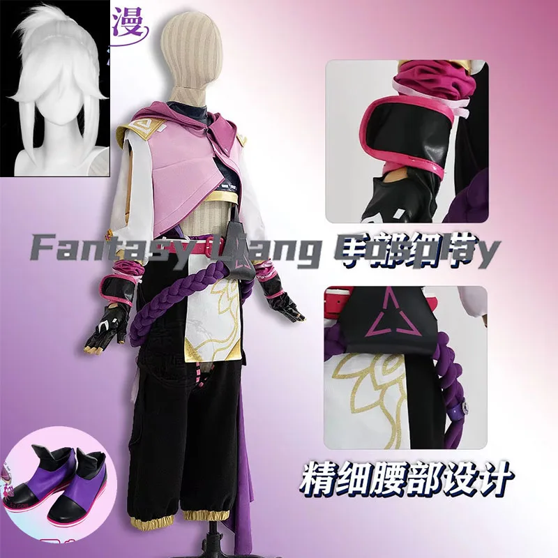 

Game Valorant Celestial Blossom Jett Cosplay Shoes For Women Halloween Carnival Party Role-play Suit‌‌‌‌‌