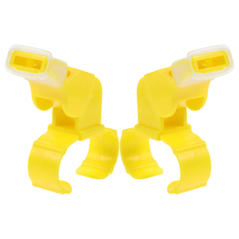 2 Stück laute zweiklangige Pfeife mit Fingerring, Sportpfeife für Trainer, Schiedsrichter, Lehrer, Basketball, Fußball