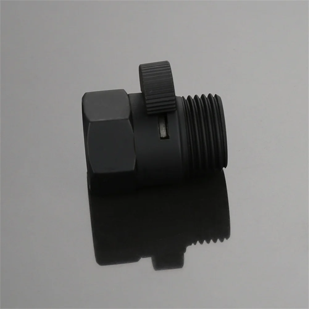 Shut-Off Valve Designed for Water Efficiency in Shower Setups Solid Brass Body Matte Black Finish G1/2 Threads