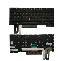 Replacement US Keyboard for Lenovo ThinkPad T490S T495S T14S P1 X1 Extreme Gen1 Gen2 Laptop No Frame