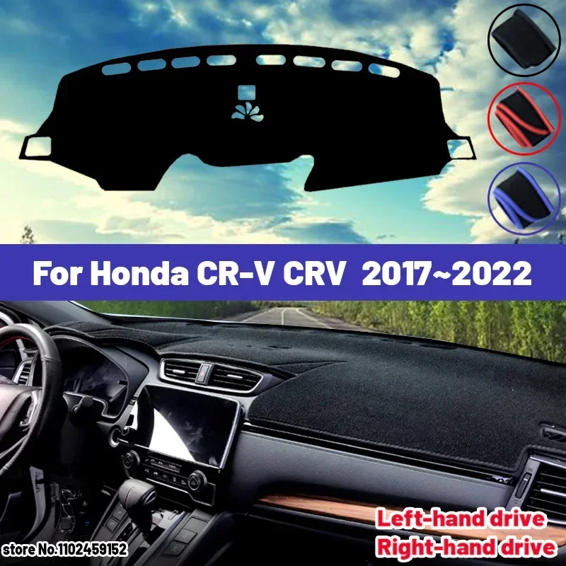 

High Quality For Honda CR-V CRV 2017 2018 2019 2020 2021 2022 Car Dashboard Cover Mat Sun Shade Avoid Light Pad Carpets Anti-UV