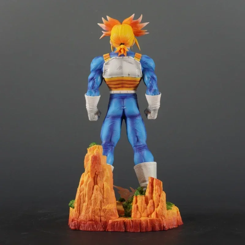 29cm troncos figuras dragon ball torankusu figuras de ação dupla cabeça com base pvc coleção modelo aniversário para crianças brinquedos