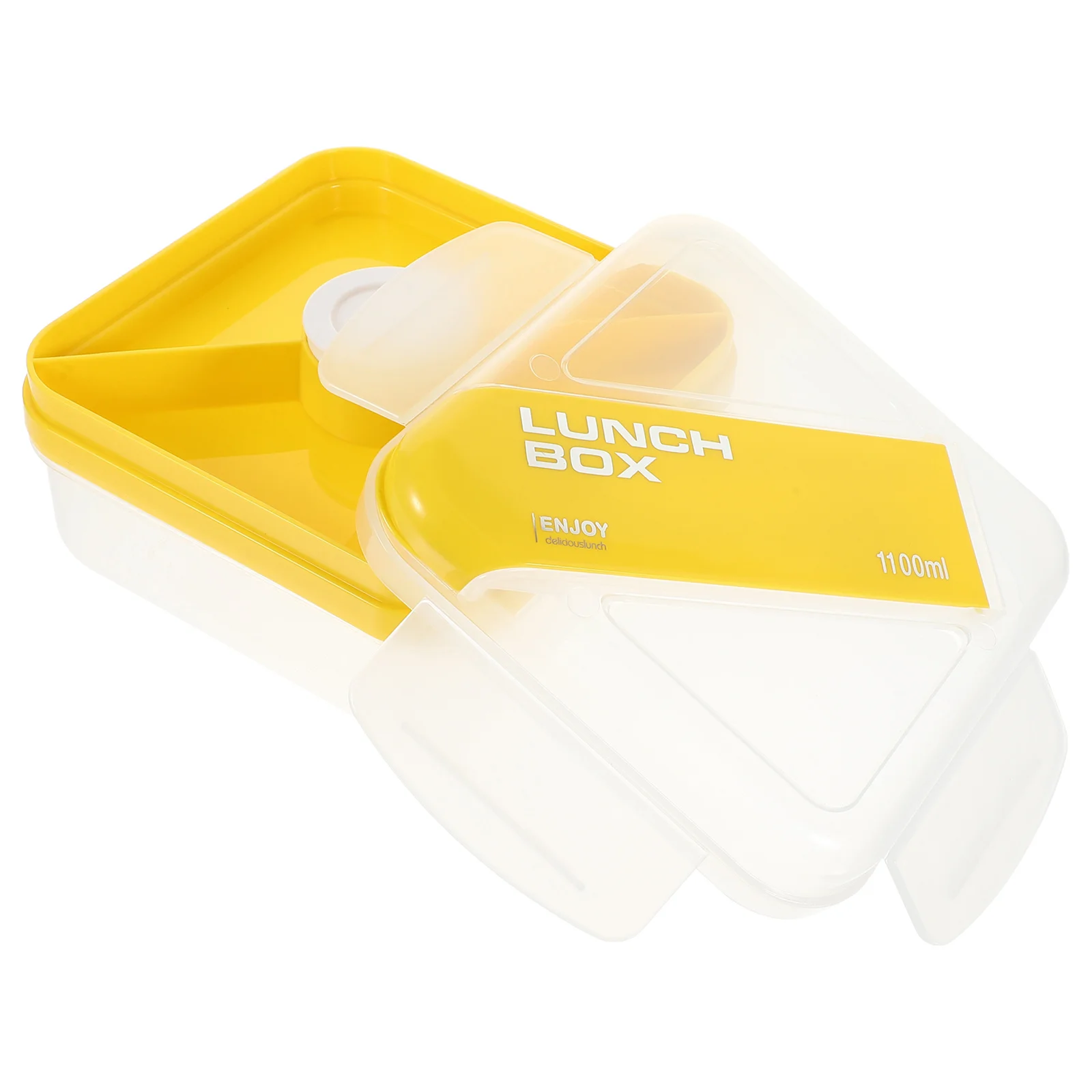 

Портативный пластиковый контейнер для обеда, герметичное отделение, герметичное хранилище для еды для офиса, школы, пикника