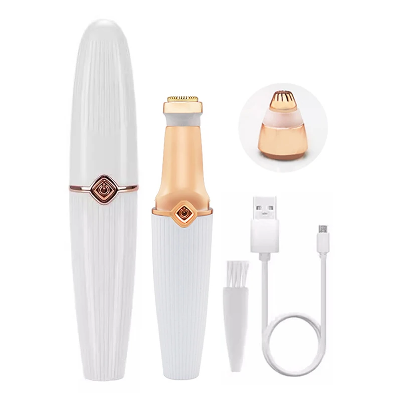 Windee Electric Eyebrow Trimmer & Hair Remover 2in1 Mini Portable Detachable Washable USB Rechargeable