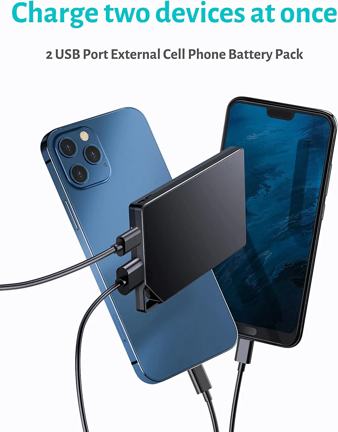 TNTOR Ultra-thin mini 8mm power bank 10000mAh 5v 2A fast charging power bank outdoor battery for iPhone 14 13 12 pro Xiaomi