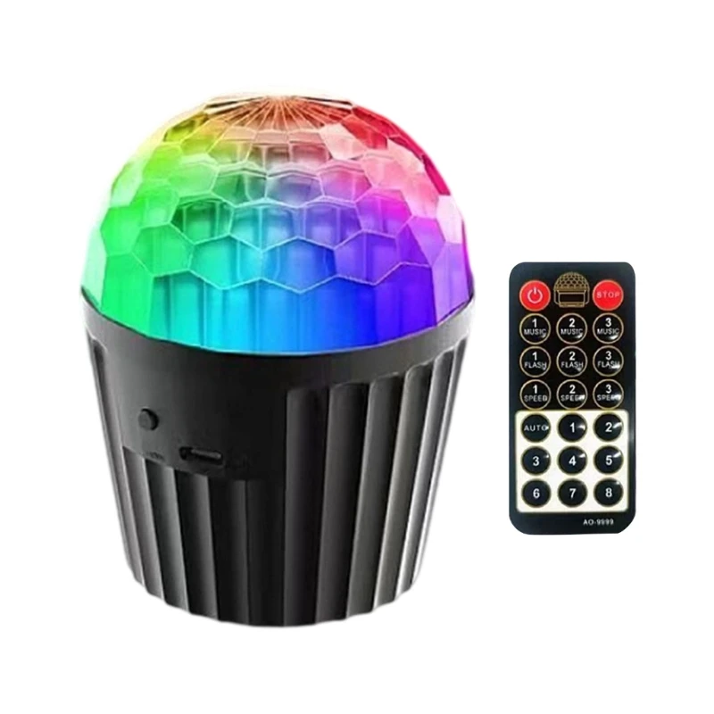 J2HB Crystal Ball Effect 5W Colorful Projection Stage Light Home and Event Lighting