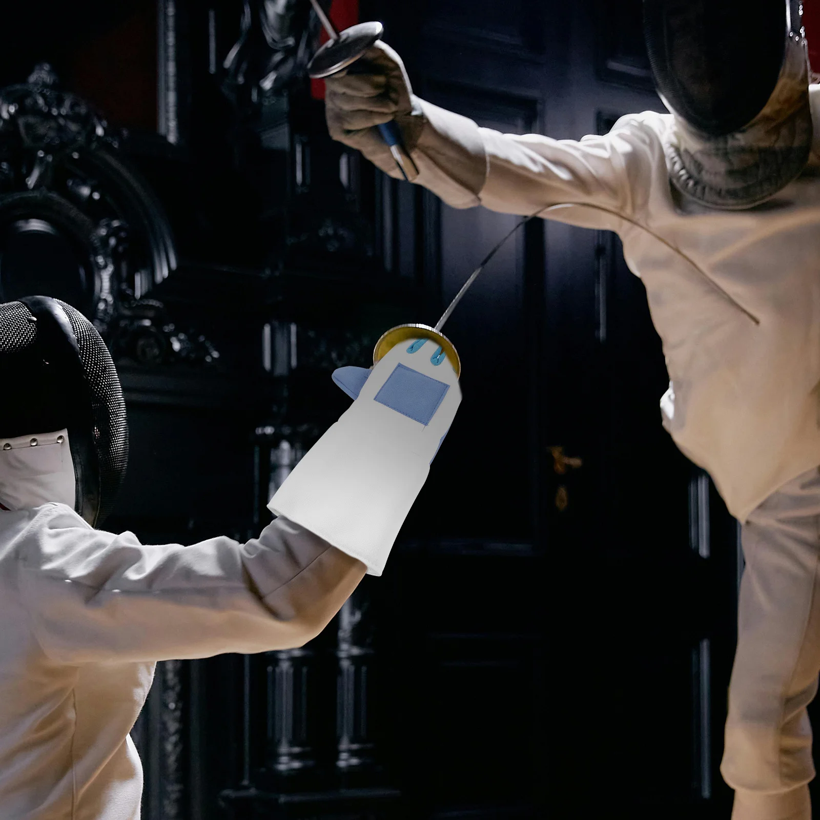 

Fencing Glove Durable Nonskid Training Equipment Suitable Adults Comfortable Protective Gloves Fencing Glove