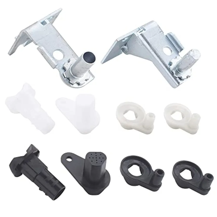 Whole Parts Refrigerator Adjustable Door Hinges Kit for Left and Right Doors #5303918455 - Replacement and Compatible w/Some Fr