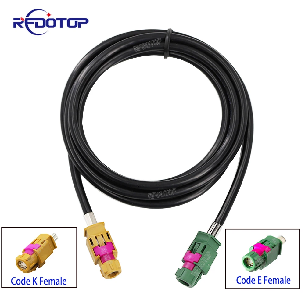 

HSD LVDS Cable K to E Connector for Car Screen MMI AMI Carplay Virtual Cluster LCD Instrument Installation Install Harness Wire