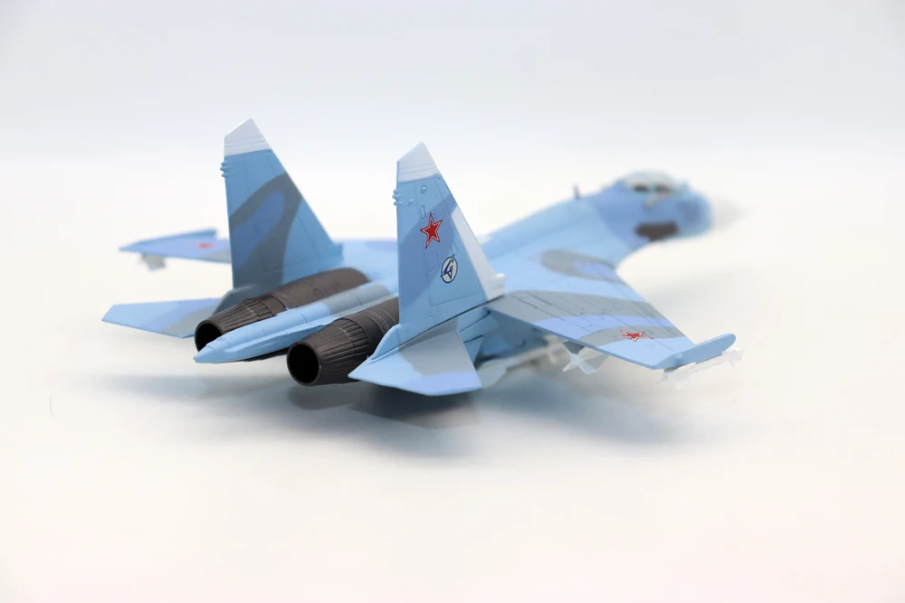 جديد 1/100 مقياس Su-27P فلانكر CCCP PVO سوخوي الهواء 1989 الطائرات المقاتلة دييكاست سبيكة محاكاة نموذج لجميع