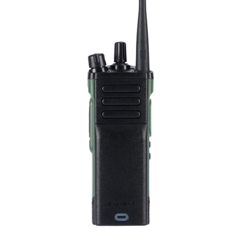 2025 Baofeng BF-UV32 GPS Walkie Talkie 10W Long Range Portable Multi Band APP Wireless Copy Frequency USB-C Charge 2-Way Radio