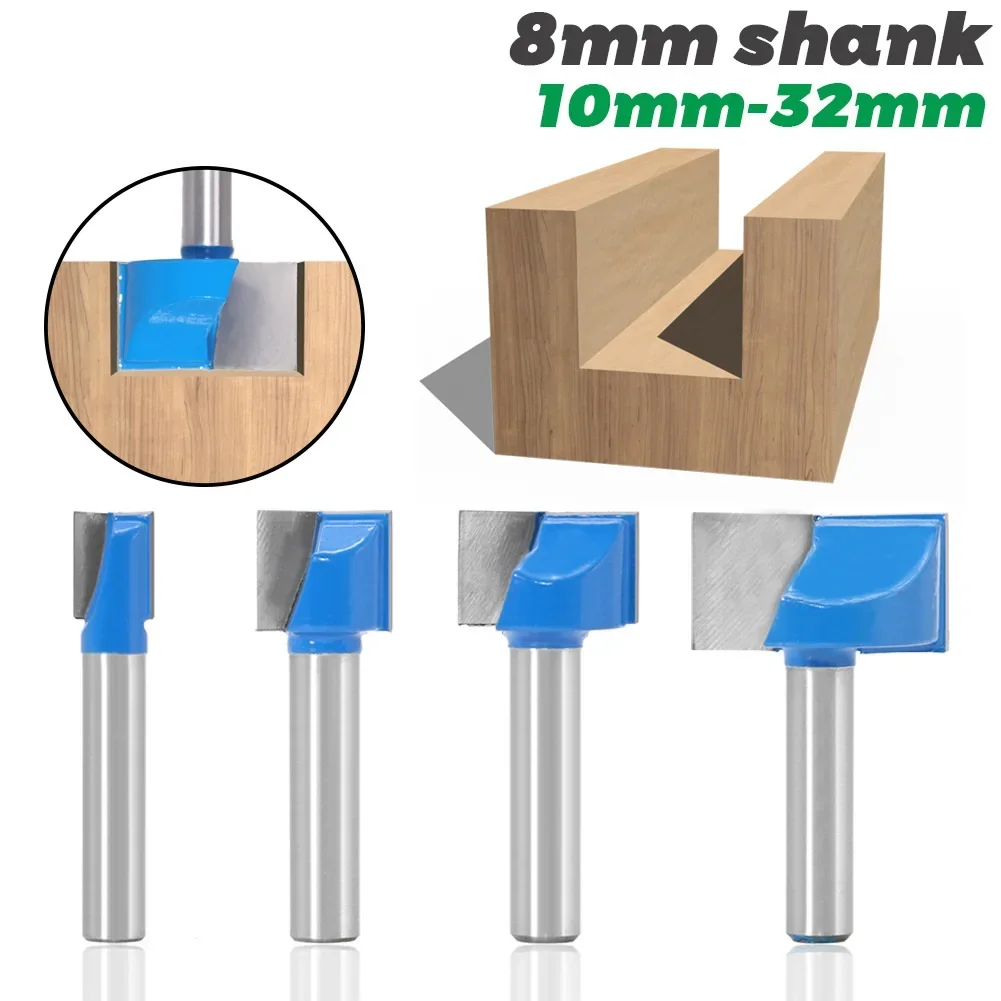 1pc 8mm Cleaning bottom Engraving Bit solid carbide router bit Woodworking Tools CNC milling cutter endmill for wood