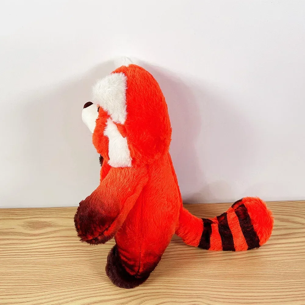 40cm Disney Panda Rojo juguete de peluche Pixar girando oso de dibujos animados periférico de animé lindo Animal muñeca almohada regalo para niños