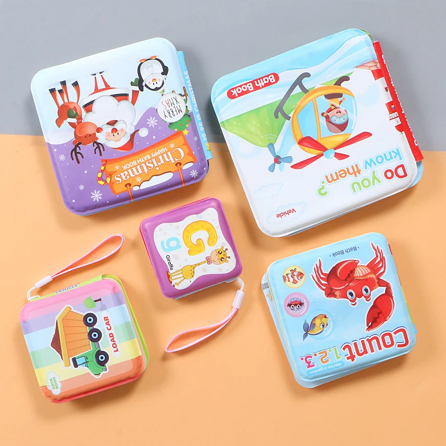 Bathroom Foam Bath Book For Baby Early Education Bathing Toy,Learning Animal,Letter,Number,Count,With BB Shistle Waterproof Toy