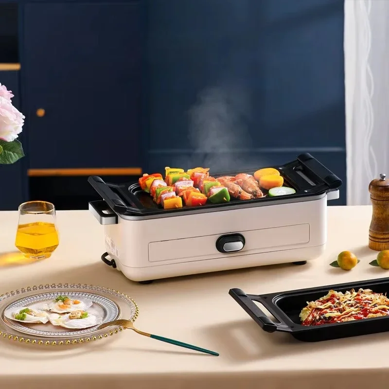 Multi-purpose Multi-purpose Cooking Pot Electric Barbecue Pot Non-stick Frying Pan Household Electric