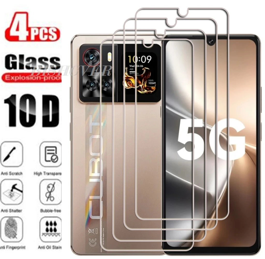 

4PCS Tempered Glass For Cubot X100 6.88" 2025 Cubot X100 CubotX100 X 100 Screen Protector Protective Film