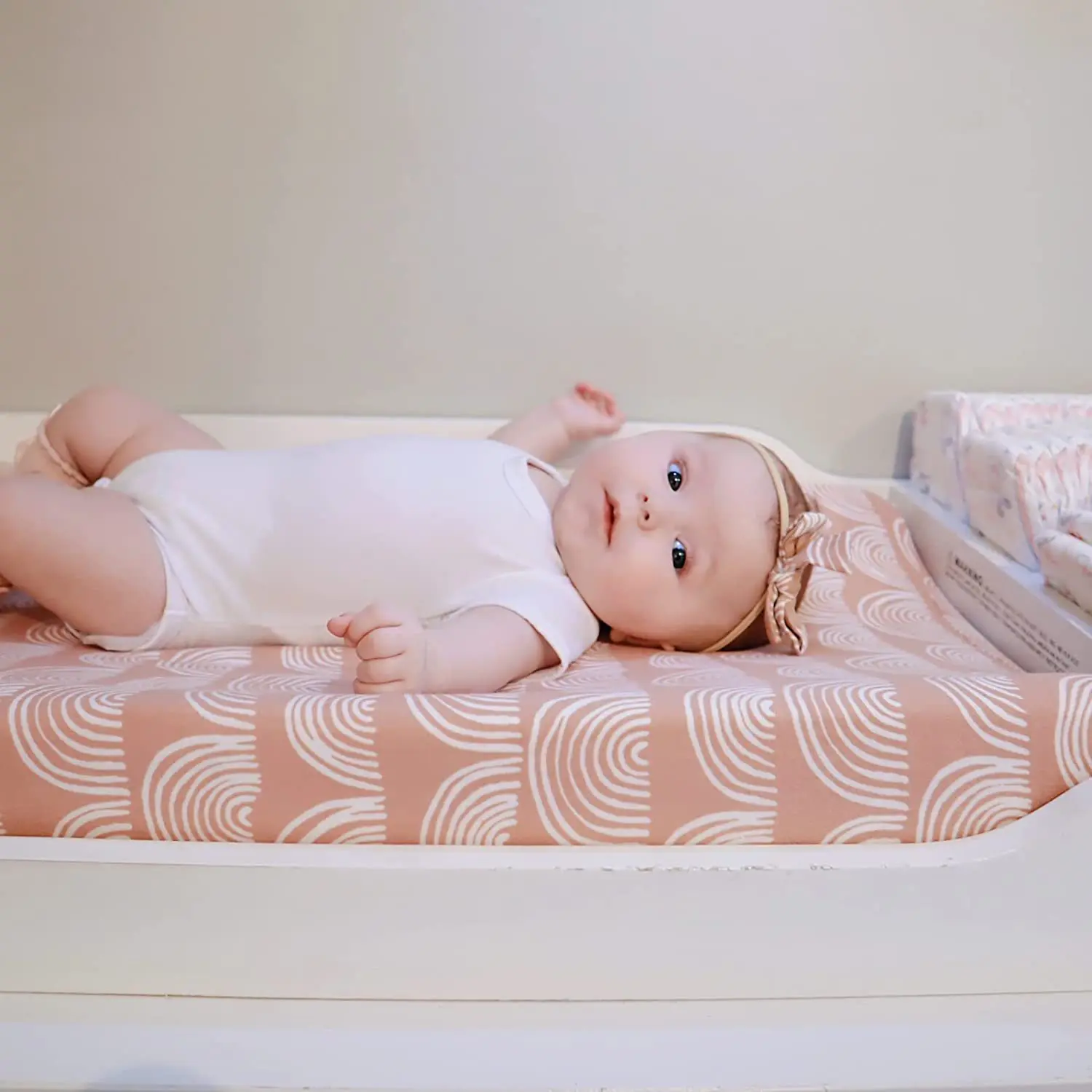 Breathable Muslin Cotton Baby Crib Sheet Solid Color Nursery Bed Sheet for Newborn Infants Cradle Mattress Changing Pad Cover