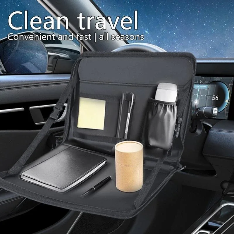 

Easy to Clean Car Meal and Work Stations Adjustable Car Interior Table Easy to Use for Parents & Commuters active D7YA
