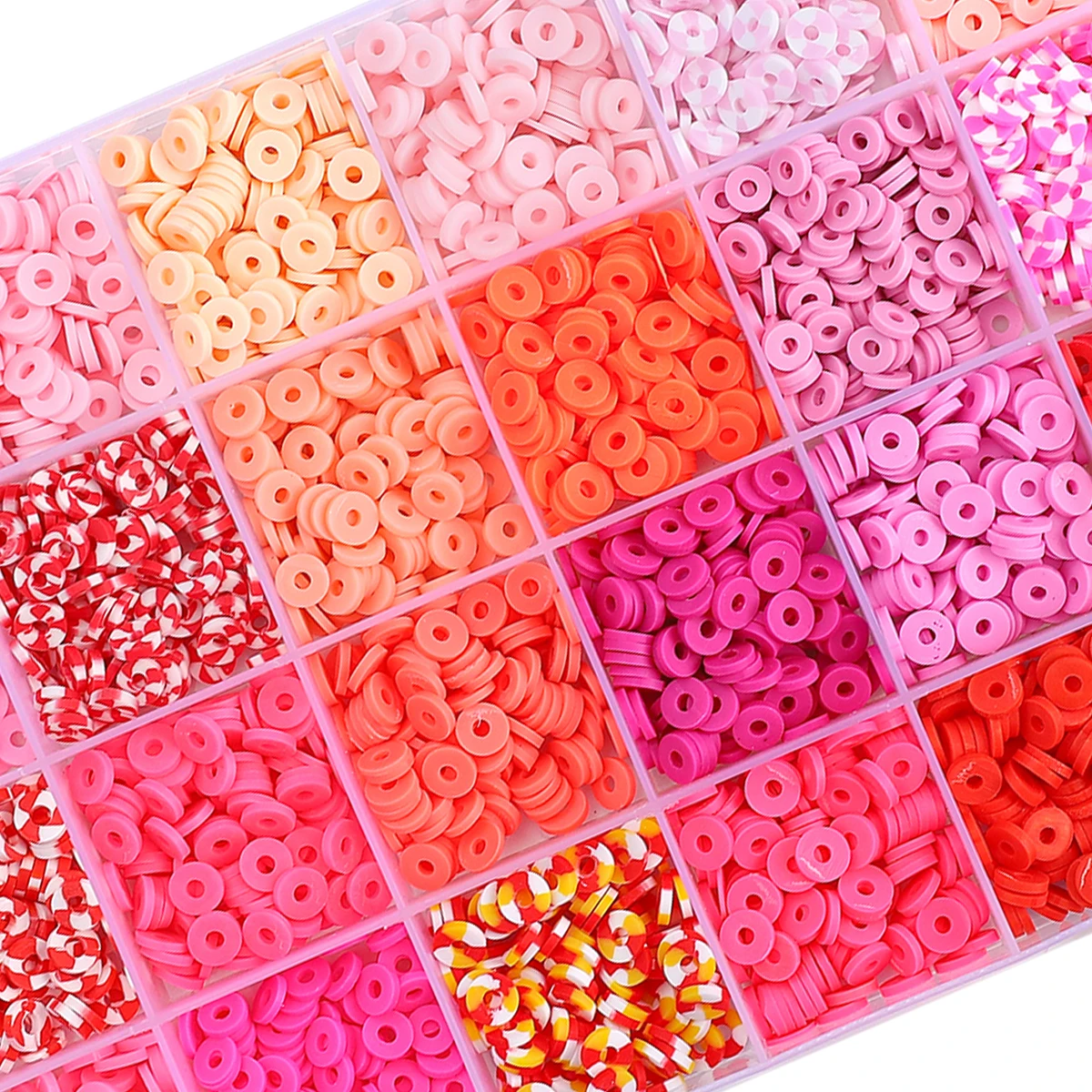 Pink Sweetheart Princess Aggregated Glass Beads Mixed Assembly Beads Used as Interval Beads for Friends and Couples Birthday Gif - view 3