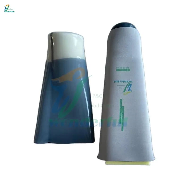 Contoured Textured-Surface Prosthetic Leg Cover for Lower-Limb Rehabilitation Clinics
