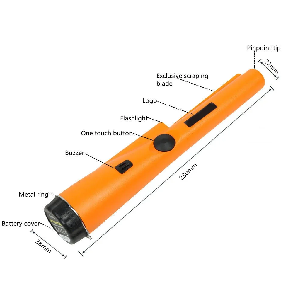 

2022 NEW Pinpointing Pointer Metal Detector G P pointer Gold Target Metal Detector Static Alarm with Bracelet