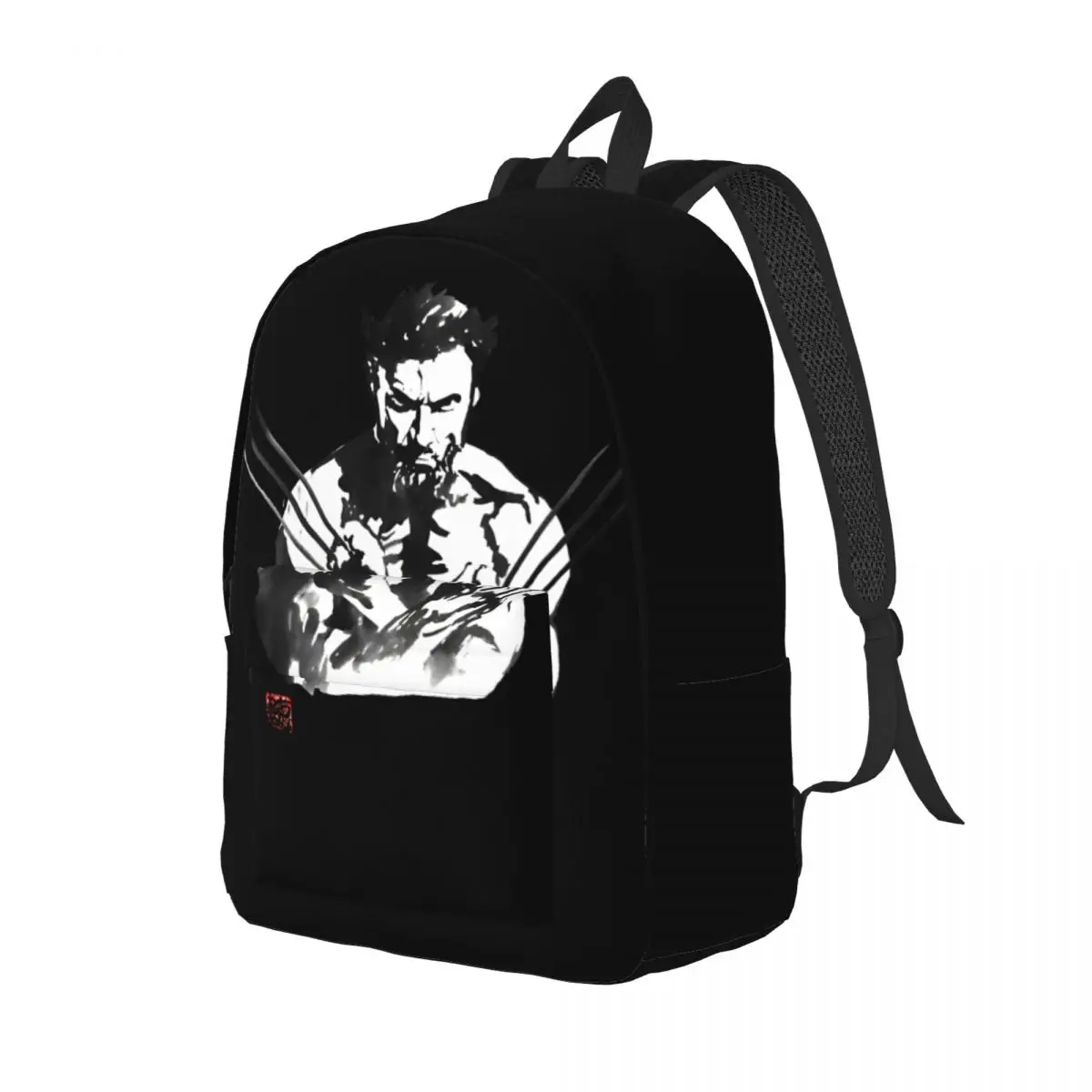 Wolverine_3 Storage Bag Deadpool And Wolverine Office Staff Portable For Work Office Birthday Gift Zipper Closure Bookbag