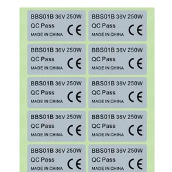 20 Pcs Ebike Electric Bicycle Sticker For BAFANG 36V 250W/48V 750W BBS 01/BBSHD SH Bafang Central Motor Stickers Accessory
