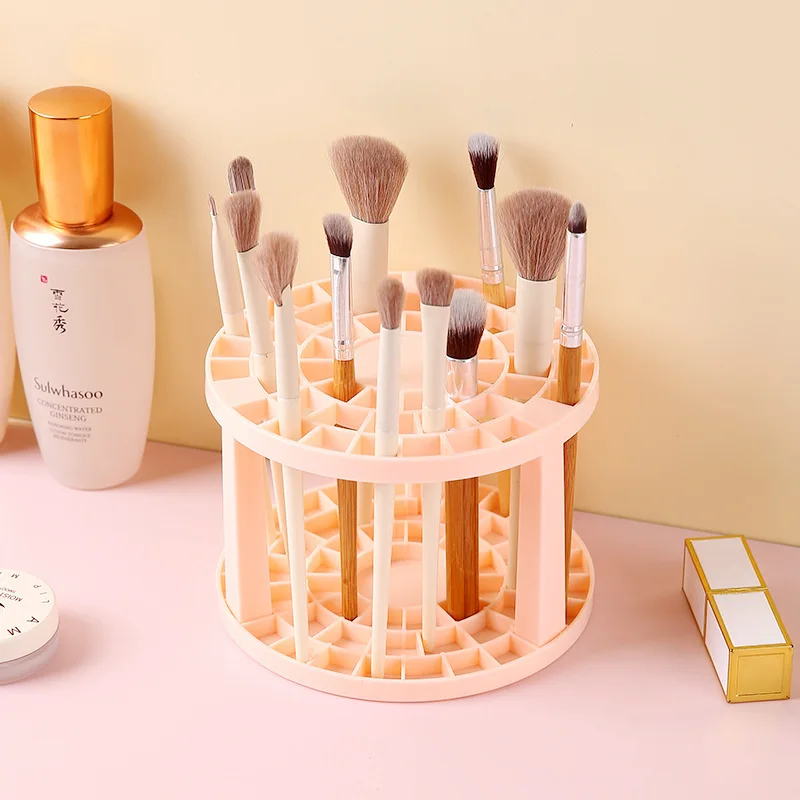 1PCS Makeup Brushes Storage Multifunction Large-Capacity Cosmetic Brush Holder Air-Dry Stand Rack Lightweight And Easy To Instal