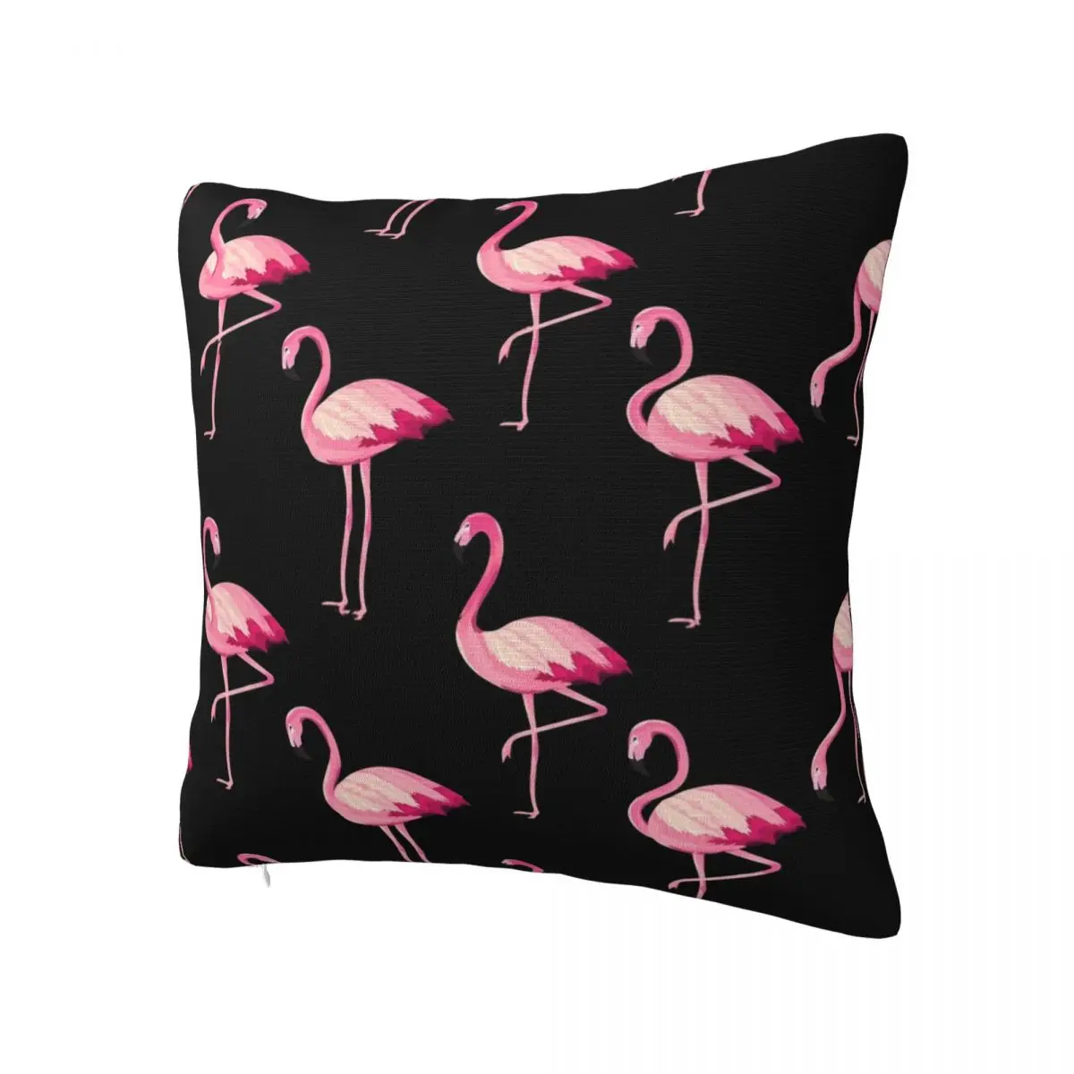 Pink Flamingo Pattern Pillow Cover Tropical Bird Pillow Case For Living Room Chair Cushion Cover Soft Printed Pillowcases Gift