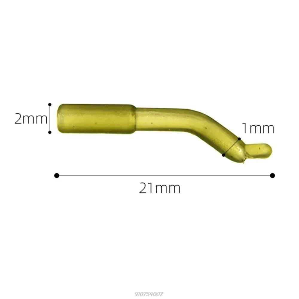 20/30/50Pcs 잉어 낚시 액세서리 낚시 용품 고무 헤어 리그 Anti Tangle Sleeves 포지셔너 라인 정렬 슬리브