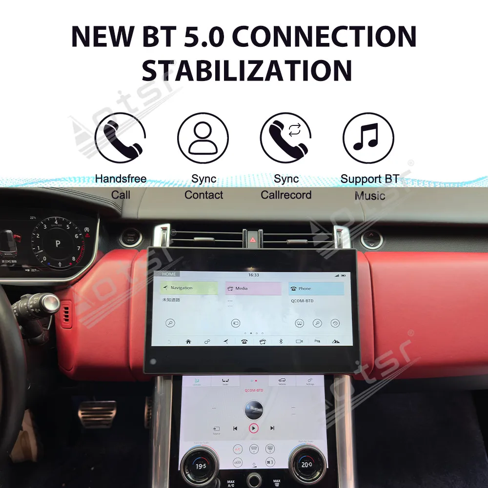 Multimedia Android 13 Auto For Land Range Rover Executive Sport 2018~2022 CAR GPS Navigation Radio air conditioner Head Unit