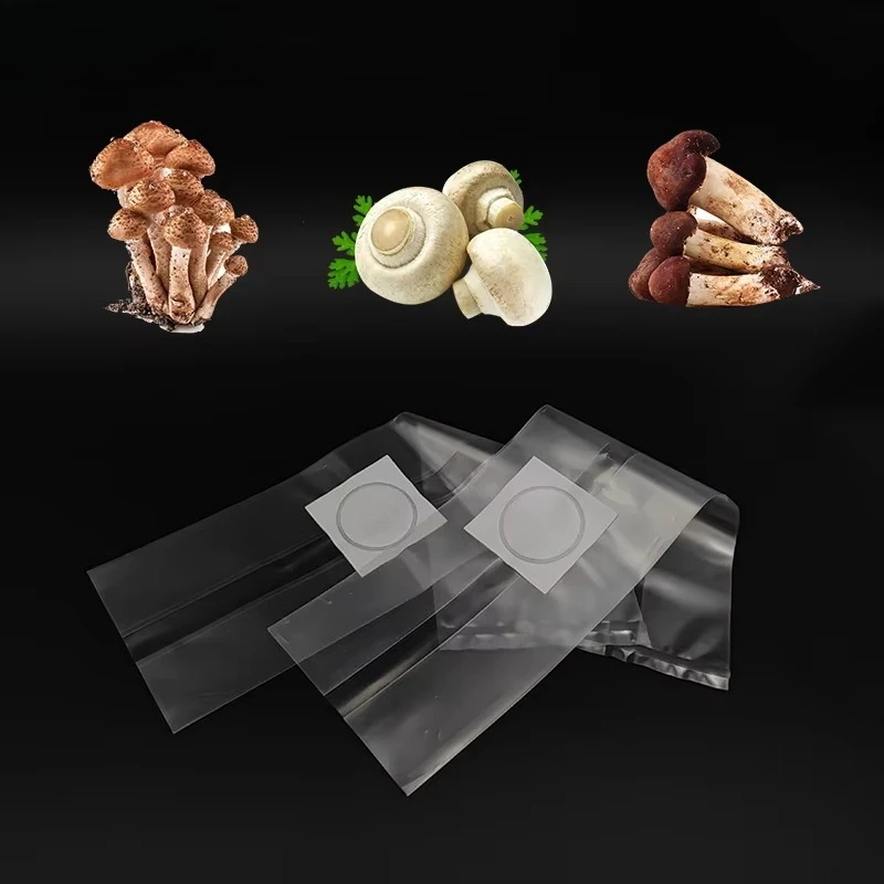 Plastic  laying bag, mushroom growth bag, filter bag, port 20cm