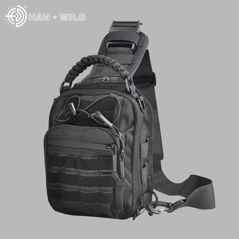 

Tactical Multi-functional Wear-resistant Waterproof Tear-resistant Side Back Outdoor Sports Riding Messenger Bag