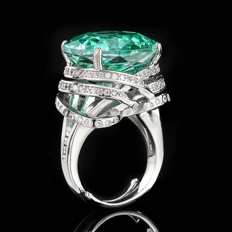 

Ювелирное изделие с медной основой, позолоченное, с камнем параиба розового огранения, легкое роскошное кольцо для женщин, 18 мм, оптом