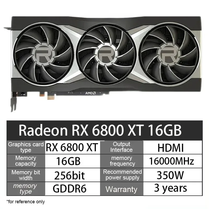 AMD RX 6700 XT 16GB GDDR6 Graphics Card for Desktop Gaming VGA No Mention of RX 5700 XT 6800 XT