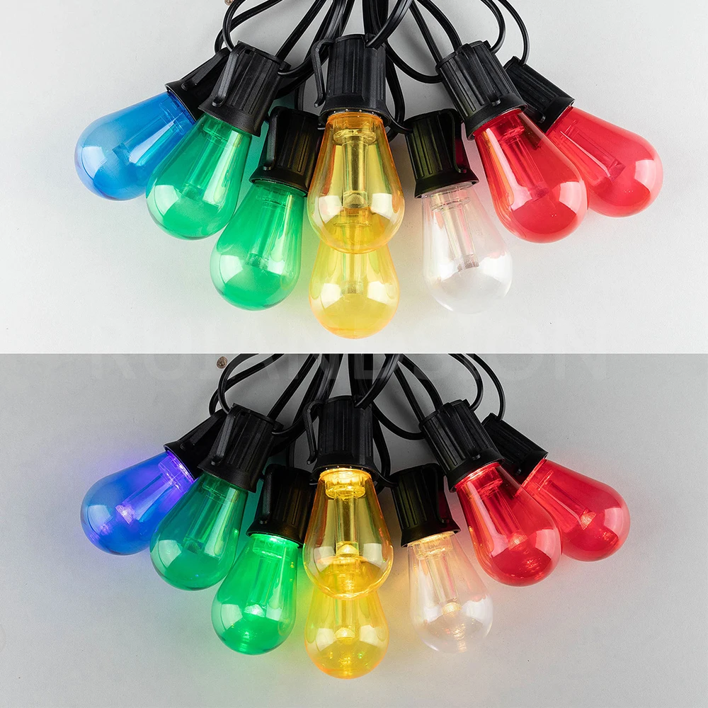E27 E26 RGB LED Bulb Color Changing Flash Fade Light IP45 Waterproof 360 Degree Ambient Lamp for Home Party Holiday Decoration