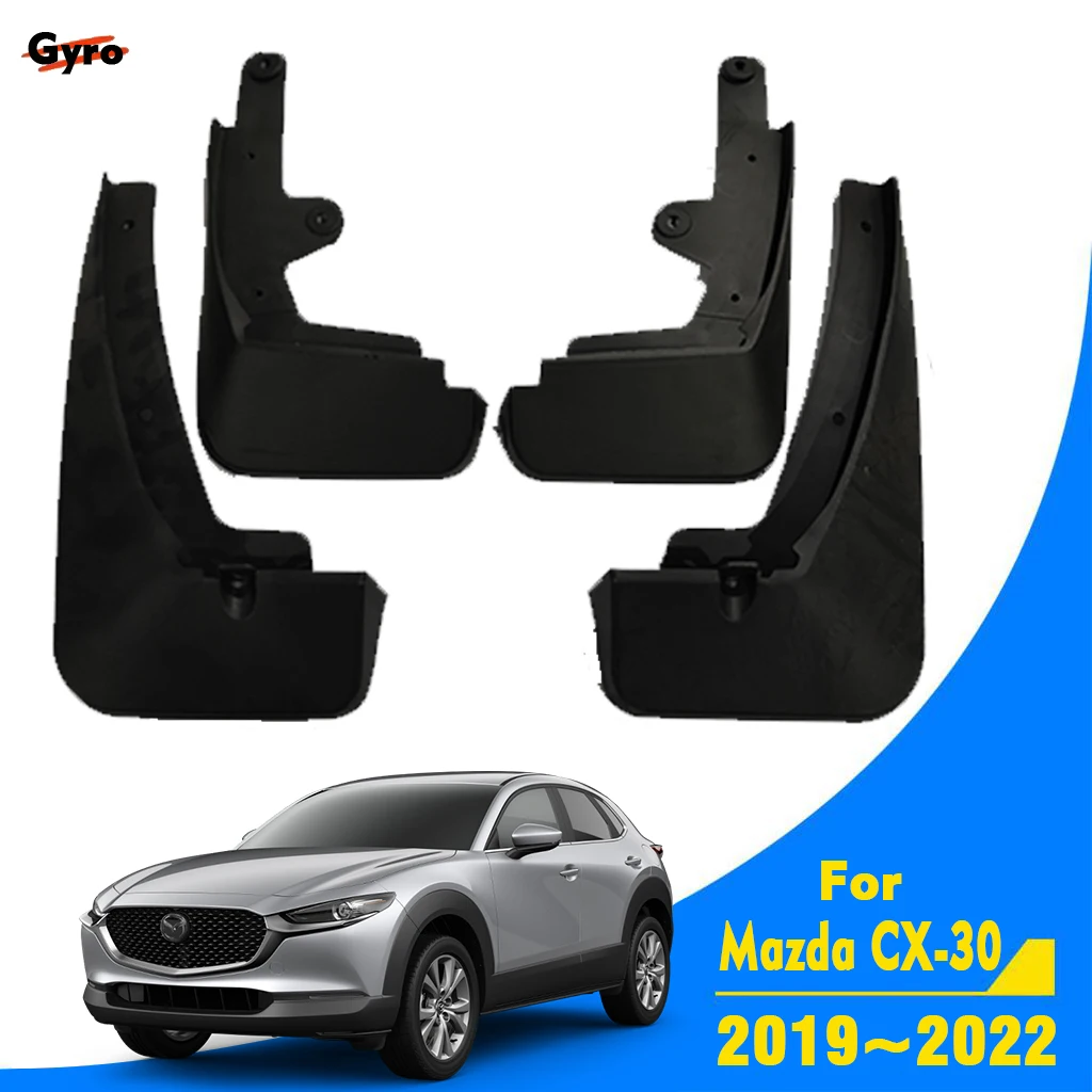 

For Mazda CX30 CX-30 2019 2020 2021 2022 Car Mudflaps Mud Guards Mudguards Duraflap Fenders Splash Accessories Wheels 4x4 Tuning